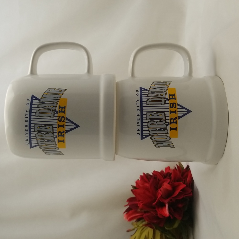 Notre Dame Irish Large Ceramic Beer Stein Mugs - Picture 8 of 12
